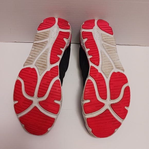 Under Armour  Women's Sz 9.5 Micro G Foam Pink/Black/Neon Lace Up Running Shoes - Picture 9 of 11